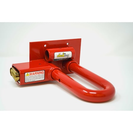 The Equipment Lock Company E-series Skidsteer Lock slides around one of the skid loader's drive control levers & locks in place ESL-C